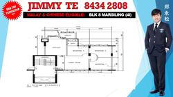Blk 8 MARSILING DRIVE (Woodlands), HDB 4 Rooms #133149412